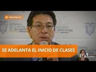 Se adelanta el inicio de clases en la costa y en la región insular - Teleamazonas