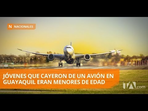 Jóvenes que cayeron de un avión en Guayaquil fueron identificados - Teleamazonas