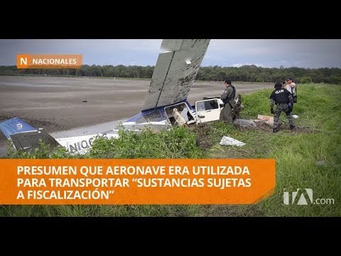 Están bajo custodia policial los dos mexicanos que tripulaban la avioneta - Teleamazonas