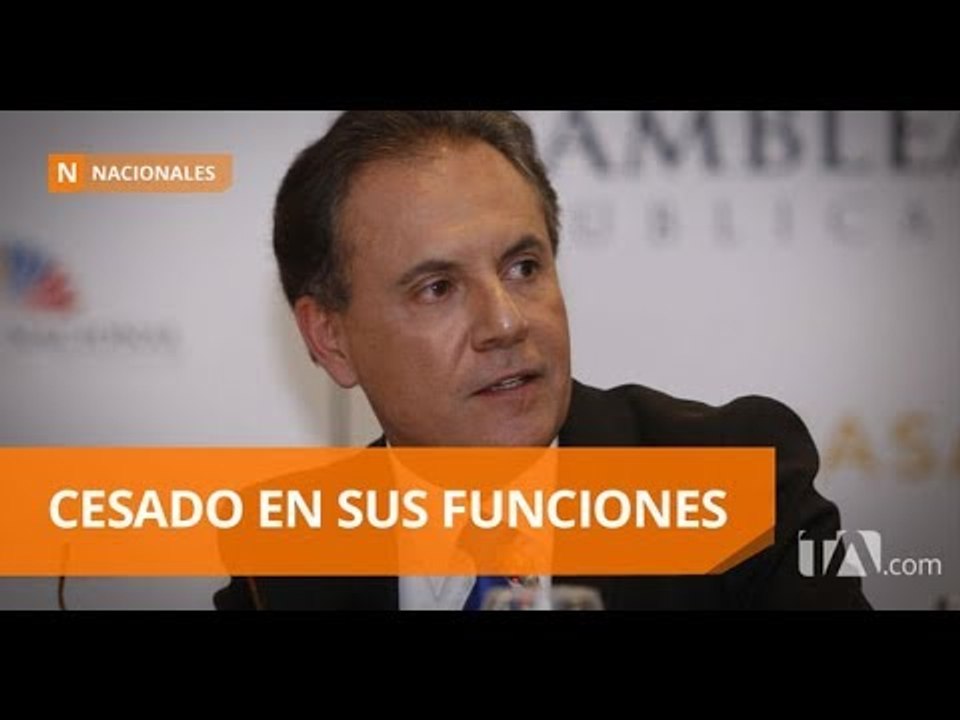 CPCCS transitorio cesa en sus funciones a Carlos Ochoa - Teleamazonas