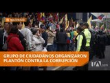 Ciudadanos realizaron plantón contra la corrupción - Teleamazonas
