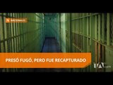 Tulcán: preso fugó por la parte frontal de la cárcel - Teleamazonas