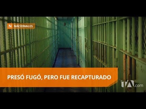 Tulcán: preso fugó por la parte frontal de la cárcel - Teleamazonas