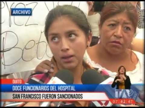 12 funcionarios del Hospital San Francisco fueron sancionados