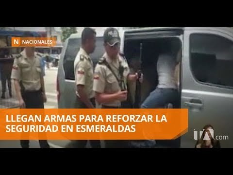 Empiezan a llegar armas para reforzar la frontera norte - Teleamazonas