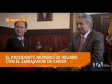 Moreno recibió al embajador de chino Wang Yulin - Teleamazonas