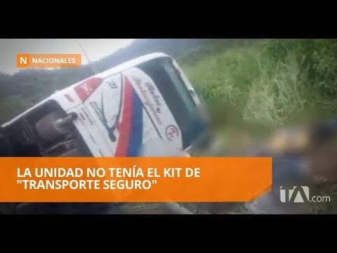 El venezolano que conducía el bus de Rutas Portovejenses tendría otro proceso - Teleamazonas