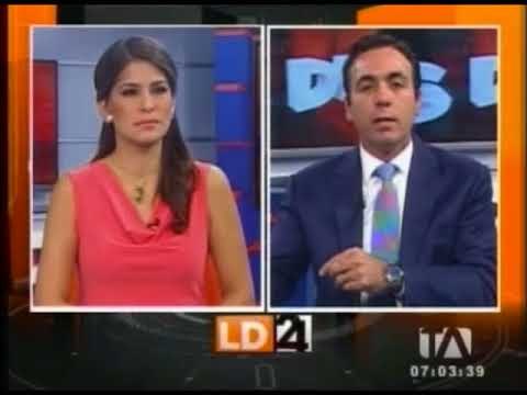 Pablo Campana, ministro de comercio exterior, analiza el sistema arancelario del Ecuador