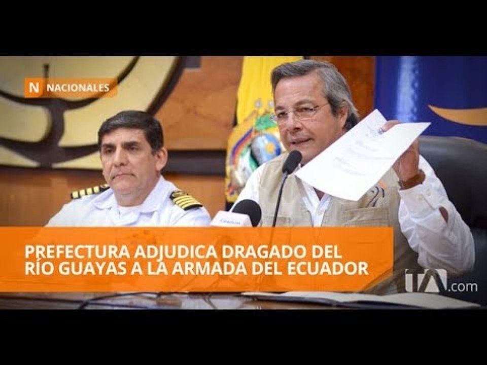 Invertirán más de 58 millones de dólares en dragado del Río Guayas  - Teleamazonas