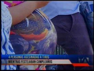 Asesinan a 4 personas mientras fetejaban un cumpleaños