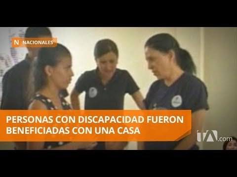 Entregaron 200 casas a personas con discapacidad y de escasos recursos - Teleamazonas