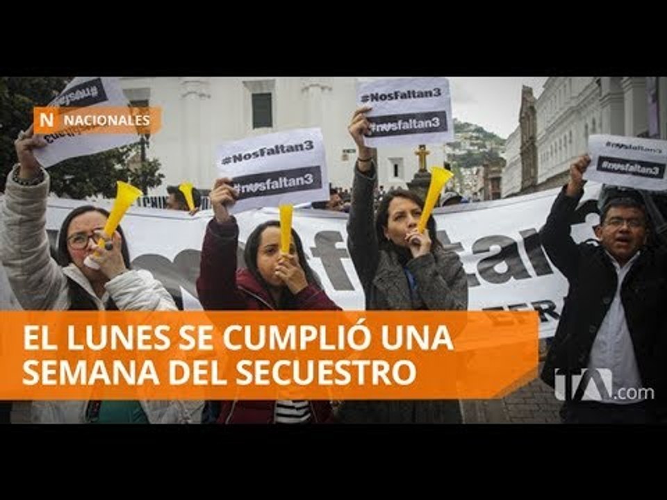 Se cumple una semana del secuestro del equipo de diario El Comercio - Teleamazonas