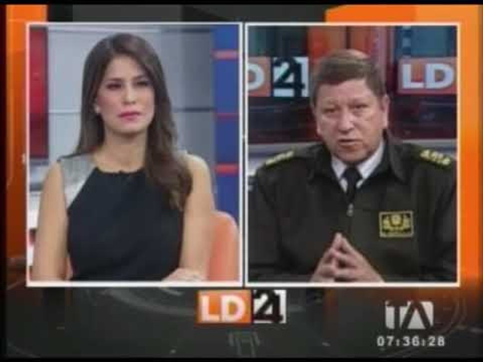 Ramiro Mantilla, comandante de la Policía Nacional, habla sobre los atentados en Esmeraldas