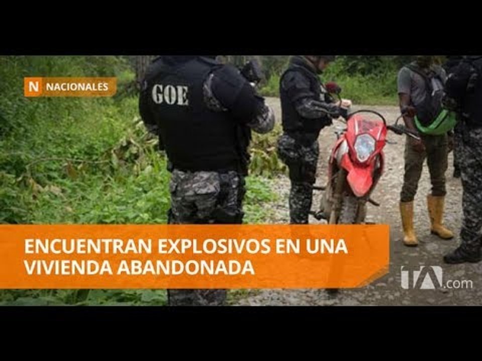 Esmeraldas: Policía decomisa más de 700 capsulas de explosivos - Teleamazonas
