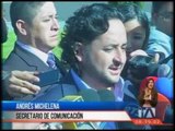 Andrés Michelena confirma el arribo de autoridades de Colombia a Ecuador