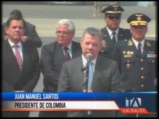 下载视频: Juan Manuel Santos se pronuncia sobre la situación de los periodistas secuestrados