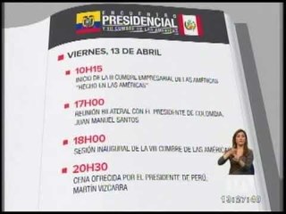 El presidente Moreno viajó a Perú para participar en la Cumbre de las Américas