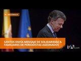 Juan Manuel Santos llama a trabajar juntos para combatir a terroristas  - Teleamazonas