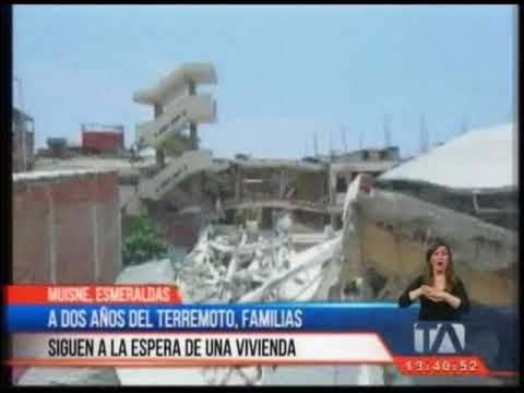Hoy se cumplen dos años del terremoto en Manabí y Esmeraldas - Teleamazonas