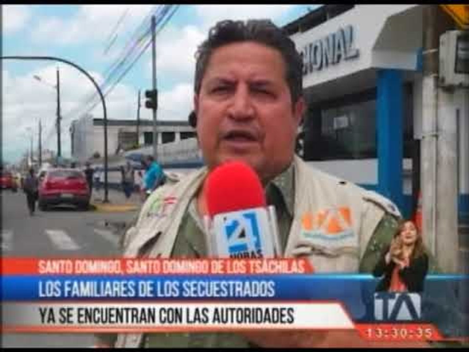 Los familiares de los secuestrados ya se encuentran con las autoridades