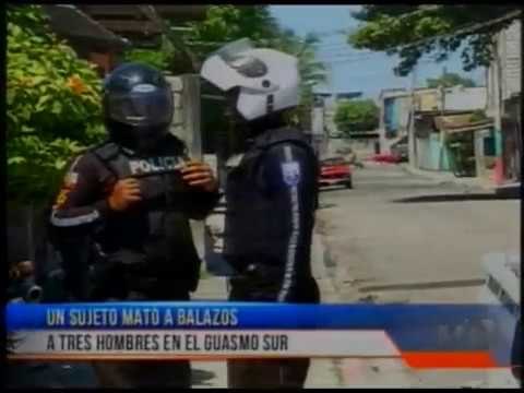 Matan a balazos a tres hombres en el Guasmo sur