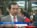 La Asamblea Nacional destituyó al fiscal Carlos Baca Mancheno