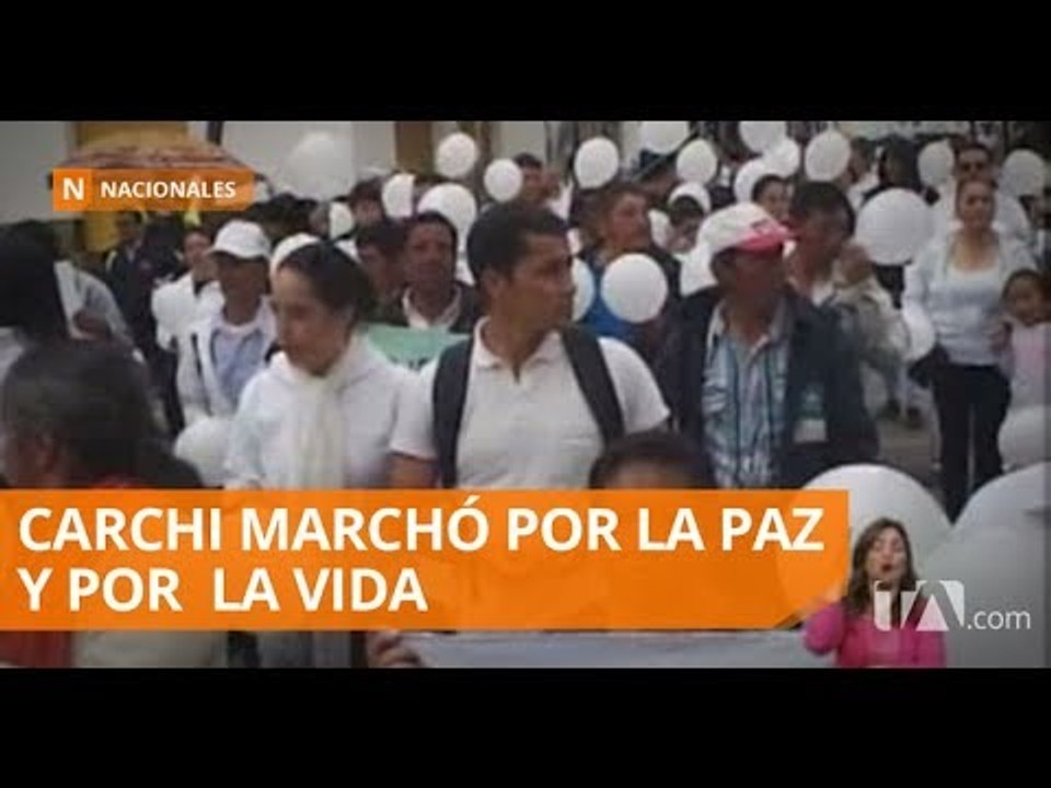Cientos de personas se sumaron a la marcha por la paz y la vida - Teleamazonas