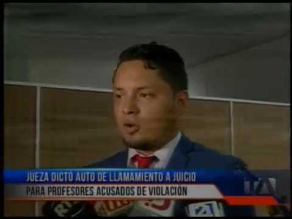 Juez dictó auto de llamamiento a juicio para profesores acusados de violación