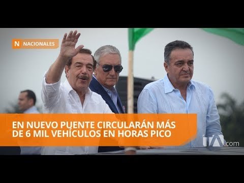 Se inauguró el puente que une a Guayaquil con Samborondón - Teleamazonas