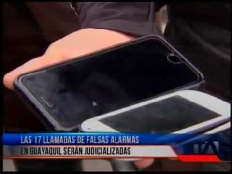 17 llamadas de falsas alarmas en Guayaquil serán judicializadas