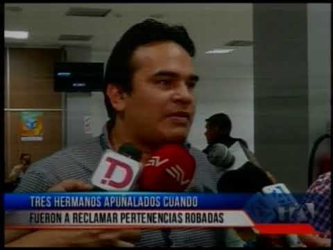 Apuñalan a 3 hermanos que fueron a reclamar sus pertenencias robadas