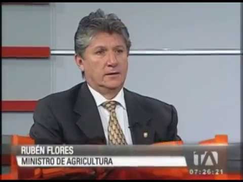 Entrevista a Rubén Flores, ministro de Agricultura