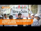 Taxistas realizaron paralización exigiendo justicia tras asesinato - Teleamazonas