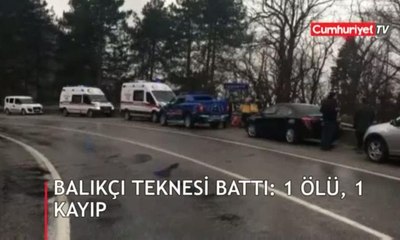 Balıkçı teknesi battı: 1 ölü, 1 kayıp