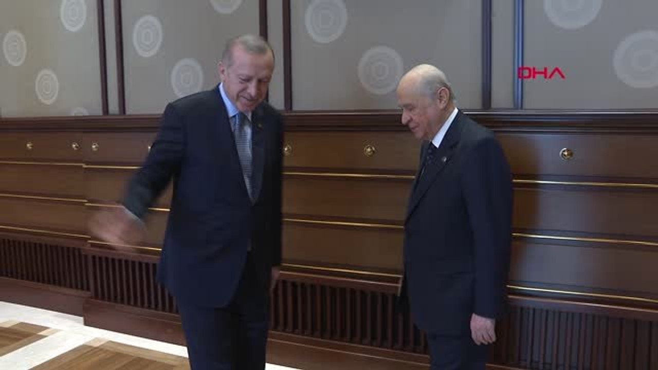 Cumhurbaşkanı Erdoğan MHP Lideri Bahçeli ile Görüştü