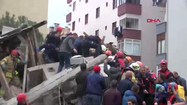 İstanbul Kartal'da 6 Katlı Bina Çöktü