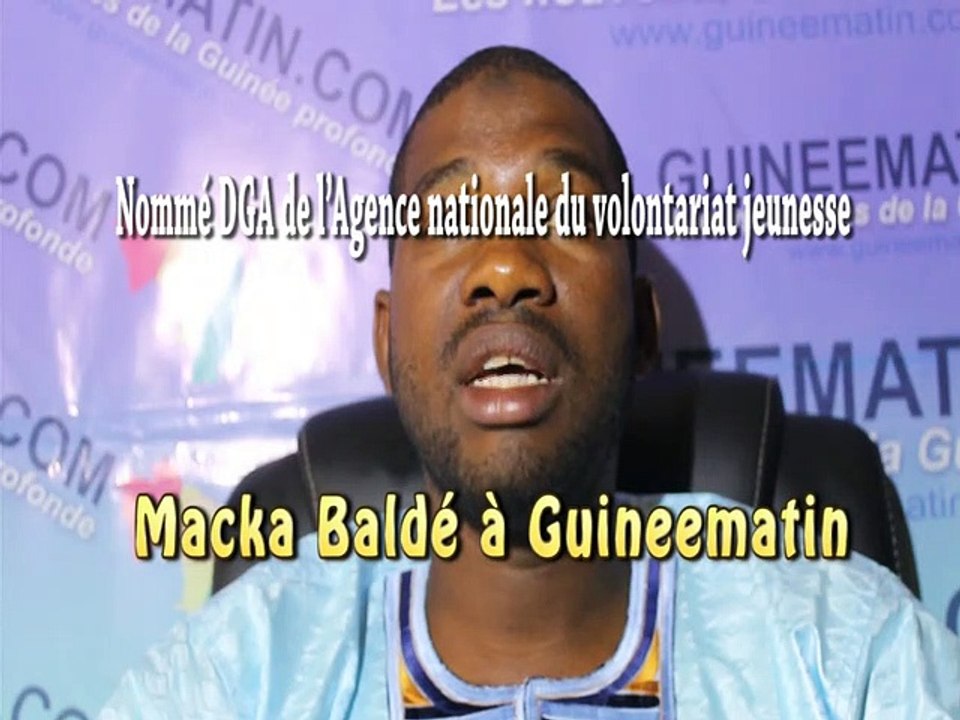 Macka Baldé, Directeur Général Adjoint de l’Age...