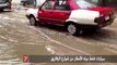 الدفع بسيارات شفط مياه الأمطار من شوارع الزقازيق