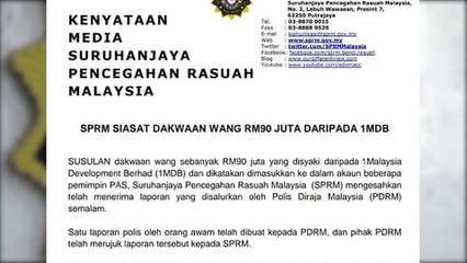 MACC begins probe into claim PAS received RM90 million