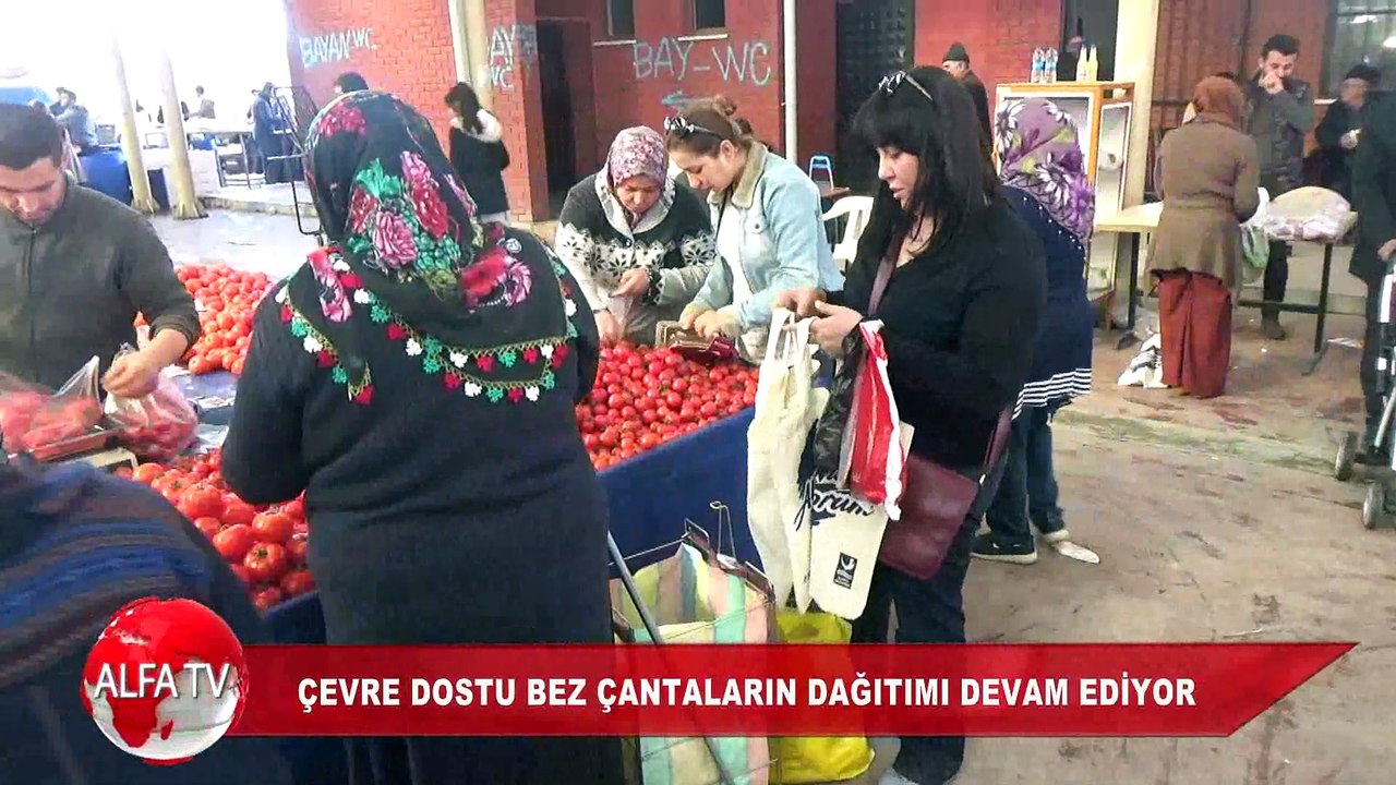Çevre Dostu Bez Çantaların Dağıtımı Devam Ediyor