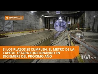 Скачать видео: Tuneladora 'Luz de América' llegó ala estación Plaza de San Francisco - Teleamazonas