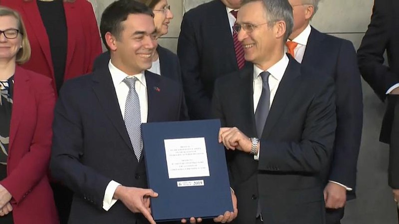 NATO nimmt Nordmazedonien auf