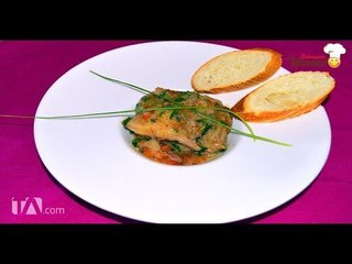 Saboreando el Mundial, guiso de T-Bone de cordero islandés