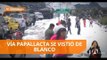 Decenas de vehículos quedaron atrapados por la nieve  - Teleamazonas