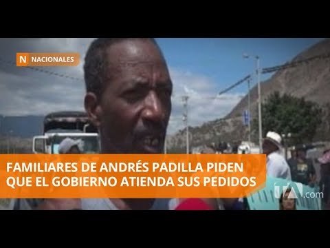 Familiares de Andrés Padilla realizaron una marcha pacífica - Teleamazonas