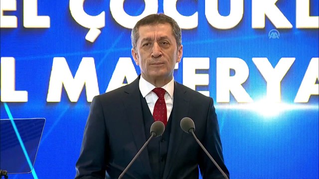 Milli Eğitim Bakanı Selçuk: 'Özel öğrencilerin somut araç gereçlerle desteklenmesi hayati derecede önem taşıyor' - ANKARA