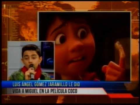 Luis Ángel Gómez Jaramillo, la voz de Miguel en Coco , está de visita en nuestro país