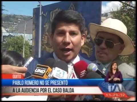 Pablo Romero no se presentó a la audiencia por el caso Balda