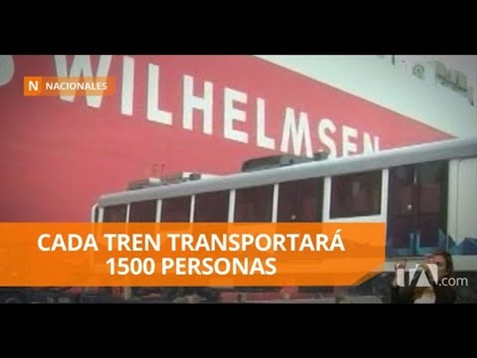 Seis vagones del Metro de Quito llegaron al Puerto de Manta - Teleamazonas