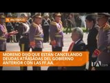 Moreno: “El gobierno anterior quedó en deuda con las Fuerzas Armadas